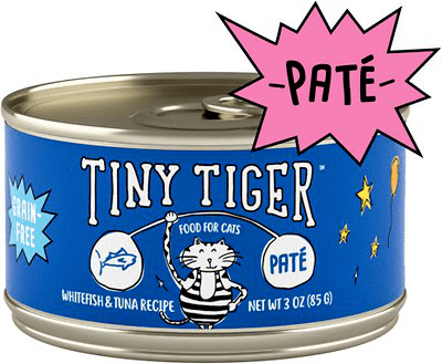 Tiny Tiger Pate Whitefish And Tuna Recipe Grain-free